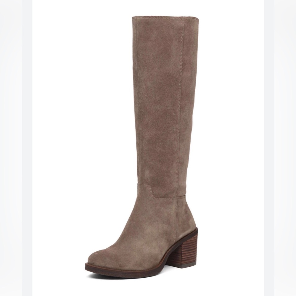 Lucky Brand Ritten Tall Suede Boots Size 8